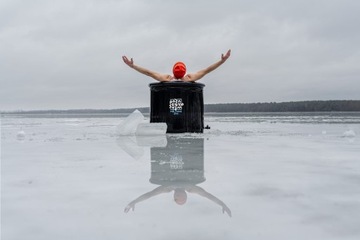 Polarne SPA Balia do morsowania wanna basen beczka przenośna z pokrywą
