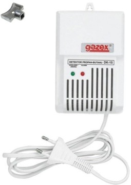 GAZEX propan-butan (LPG) detektor DK-15 +kluczyk