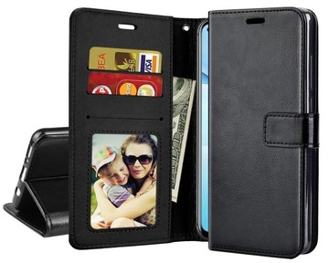 ETUI SKÓRZANE OBUDOWA PORTFEL KABURA do REALME 10 +SZKŁO 9H