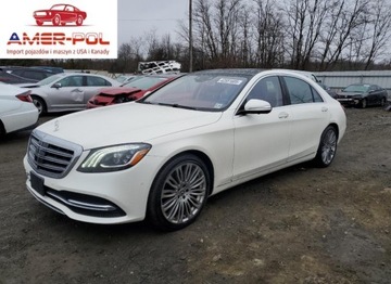 Mercedes 2020 Mercedes-Benz Klasa S 560 4Matic 2020 4.0l 4.0 Benzyna 463KM