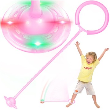 HULA HOP HULAHOP NA NOGĘ SKAKANKA LED ŚWIECĄCE KÓŁKO HULA HOOP DLA DZIECI