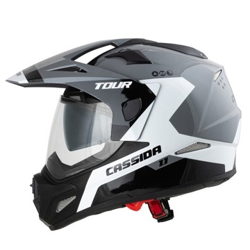 МОТОЦИКЛОВЫЙ ШЛЕМ CASSIDA CROSS SPECTRE TOUR XXL