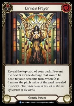 Eirina's Prayer (Red) (Rainbow Foil) - FaB