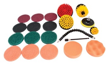 SZCZOTKI SPRZĄTAJĄCE NA WIERTARKĘ WKRĘTARKĘ PADY