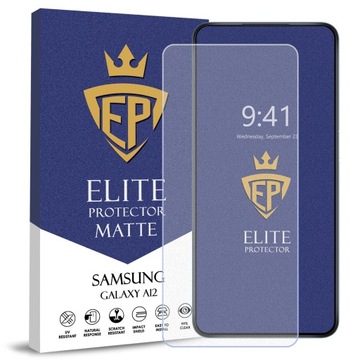 FOLIA 5D MATOWA DO SAMSUNG GALAXY A12 MegaPak 4w1 BRAK ODCISKÓW ORYGINAŁ