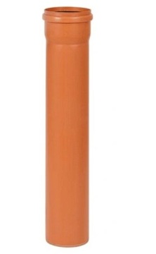 RURA KANALIZACYJNA ZEW. SN4 3,2mm PCV fI 110 50cm