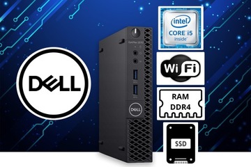 Быстрый компьютер Dell i5, 6x3,7 ГГц, 16 ГБ ОЗУ, 512 SSD, WIN10/11 Pro, офисный ПК