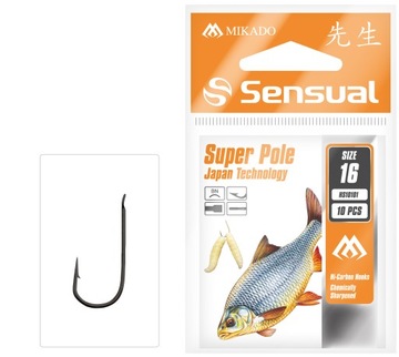PRZYPONY WIĄZANE - SENSUAL - SODE nr 12 G / żyłka: 0.12mm/70cm