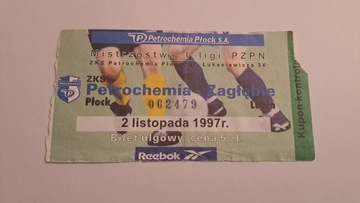 WISŁA PŁOCK - ZAGŁĘBIE LUBIN 02-11-1997