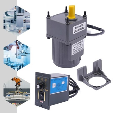 ДВИГАТЕЛЬ РЕГУЛИРОВКИ СКОРОСТИ 25ВТ 60К + РЕГУЛЯТОР СКОРОСТИ + КРОНШТЕЙН