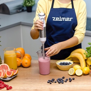 МОЩНЫЙ ПОРУЧНОЙ БЛЕНДЕР Zelmer ZHB4640 1100 Вт белый