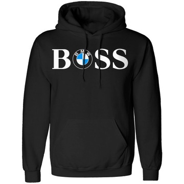 MĘSKA BLUZA BAWEŁNIANA Z KAPTUREM BOSS BMW ROZM