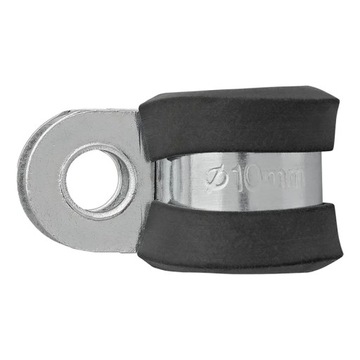 РУЧКА-ЗАЖИМ с отверстием для крепления кабеля 10 мм с резиновой крышкой под винт 6 мм