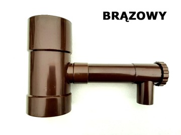 Zbieracz deszczówki z rury spustowej rynny 80 mm