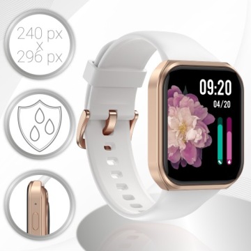 SMARTWATCH ЖЕНСКИЕ ЧАСЫ ЗВОНКИ ПОЛЬСКОЕ МЕНЮ ЧАСЫ SMART PULS SPORT SMS