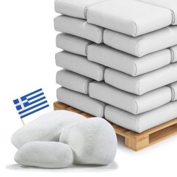 Biały Kamień Ogrodowy Otoczak THASSOS 1000KG Worki