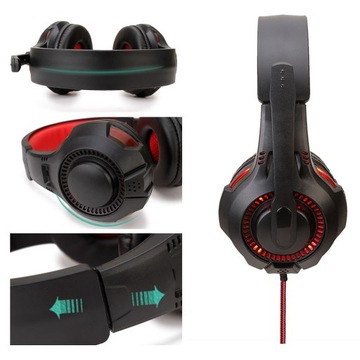 GAMING наушники для геймеров со светодиодным микрофоном