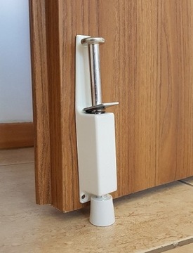 Blokada stopka do drzwi podpórka 180mm biała