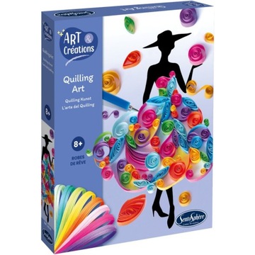 SentoSphere zestaw kreatywny Sukienki metodą quilling