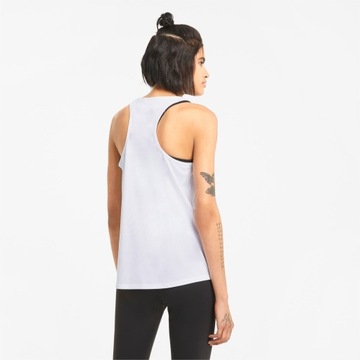 PUMA KOSZULKA DAMSKA SPORTOWA TANK TOP BAWEŁNIANA Z NADRUKIEM LOGO r. XL