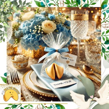 Китайское печенье с предсказаниями КЛАССИК 20 шт. ВОЛШЕБСТВО СУДЬБЫ ПОДАРОК