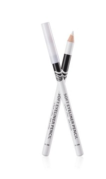 МЯГКИЙ белый карандаш для прорисовки бровей, МАТОВАЯ подводка для макияжа глаз.