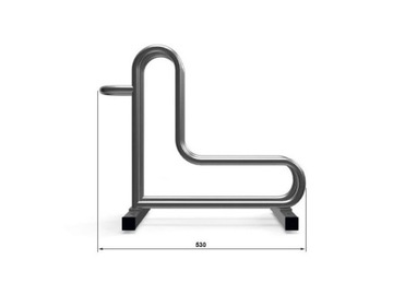 ПОДСТАВКА ДЛЯ ВЕЛОСИПЕДОВ RAD 2 ОЦИНКОВАННАЯ ДЛЯ ВЕЛОСИПЕДОВ HIT