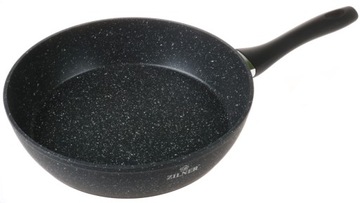Patelnia tradycyjna Zilner HOME&LIFE 30 cm marmurowa
