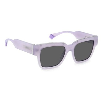 Polaroid PLD 6198SX 789M9 fioletowe polaryzacyjne okulary przeciwsłoneczne