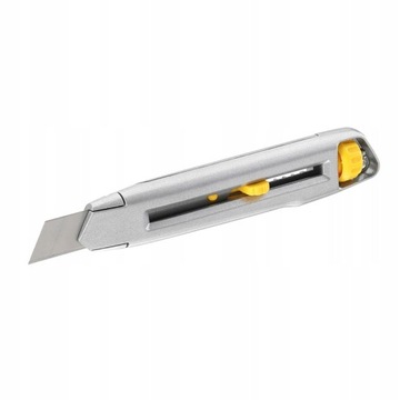 NÓŻ INTERLOCK OSTRZE ŁAMANE 18MM KORPUS METALOWY STANLEY