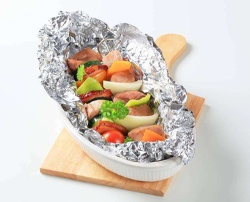 ТОЛСТАЯ ПРОЧНАЯ АЛЮМИНИЕВАЯ ФОЛЬГА ПИЩЕВОЕ ПИТАНИЕ PACLAN 10M