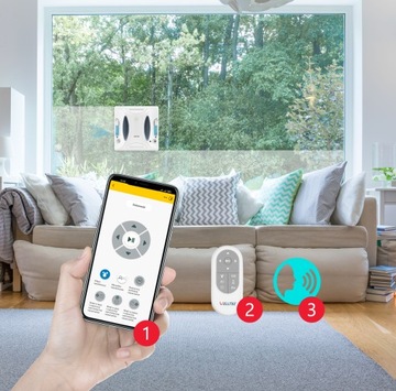 WELLTEC RX3 CLASSIC - ROBOT DO MYCIA OKIEN | WIFI | PILOT | 4000Pa