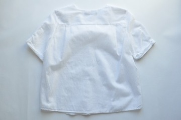 ZARA Koszulowa bluzka w bieli klasyk S