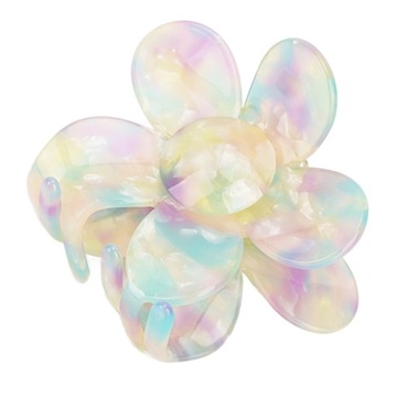 Зажим для волос из ацетатного пластика в форме цветка