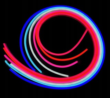 Неоновый светодиод FLEX 8x16мм 12В ТЕПЛЫЙ БЕЛЫЙ 1м