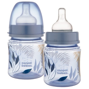 CANPOL BABIES BUTELKA ANTYKOLKOWA SZEROKA BEZ BPA 120ml EASY START +0m