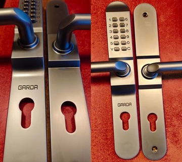 Кодовая ручка двери, механический кодовый замок, без батареек, стандарт 85 мм