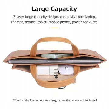 Портативная сумка для ноутбука большой вместимости.