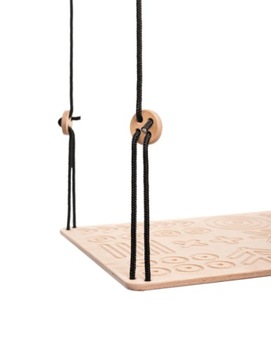 Деревянная сенсорная платформа-качалка из деревянного дерева для детей