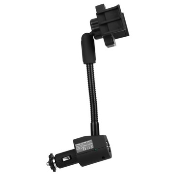 Uchwyt samochodowy do zapalniczki z ładowarką USB