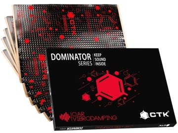 MATA BUTYLOWA Tłumiąca ALUBUTYL 2mm 16szt. SQ SPL - CTK Dominator 2.0 BOX