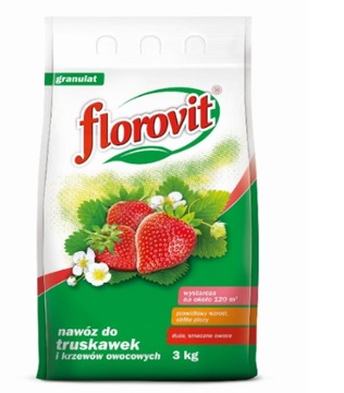 FLOROVIT NAWÓZ DO TRUSKAWEK I POZIOMEK 3kg