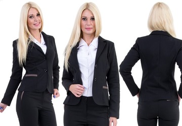 M36 ELEGANCKA BIZNESOWA MARYNARKA KOLORY r. 42