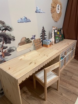 Декоративная деревянная оборка для деревянного книжного шкафа Trofast 93x44x52см