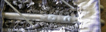СВАРКА АЛЮМИНИЕВОЙ связки ПАЙКА 400 градусов С 50см