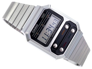 ZEGAREK CASIO A100WE 1A VINTAGE YOUTH RETRO