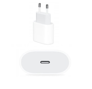 ОРИГИНАЛЬНОЕ ЗАРЯДНОЕ УСТРОЙСТВО Apple для iPhone Fast USB-C 20 Вт + КАБЕЛЬ 1 М Белый