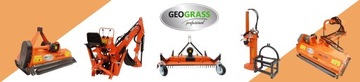 Цеповая косилка, легкий мульчер для трактора, 15 молотков Geograss EFN, 95 см