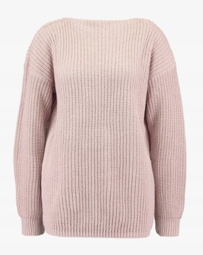 GLAMOROUS PETITE SWETER RÓŻOWY KLASYCZNY 40 UMH