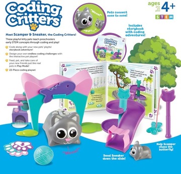 Do programowania i kodowania Learning Resources LER3081 Coding Critters: